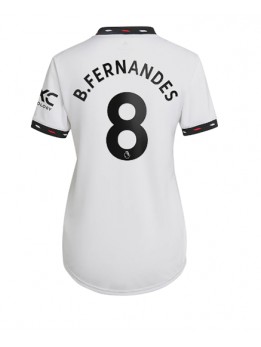 Manchester United Bruno Fernandes #8 Auswärtstrikot für Frauen 2022-23 Kurzarm
